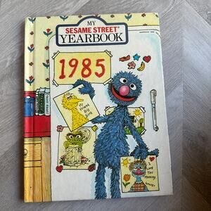 My Sesame Street Yearbook 1985 Hardcover Book USED